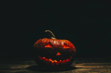 Halloween Pumpkin In Dark