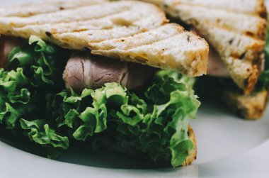 sandviç plaka üzerinde