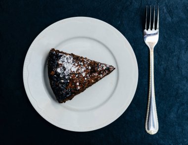 pasta plaka üzerinde