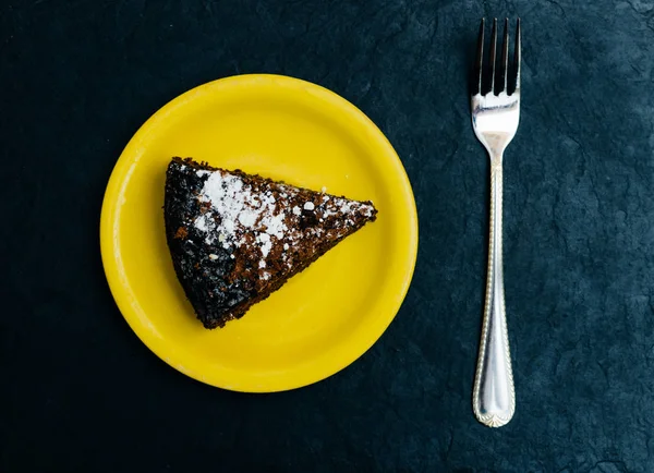 pasta plaka üzerinde