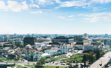 Bahar zamanı Minsk
