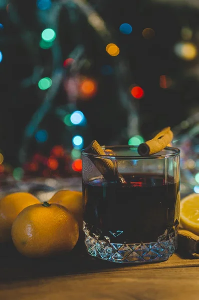 Mulled Wine In Glasses — Stock Photo, Image
