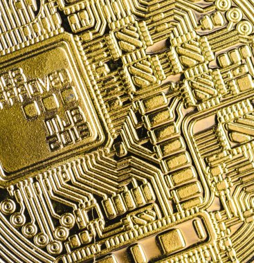 Altın Bitcoin Cryptocurrency