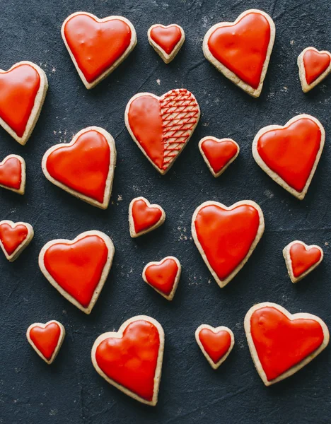 Red Heart Cookies