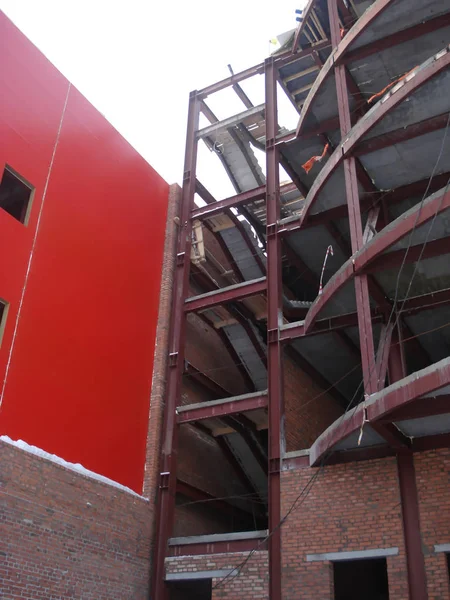 İnşaat kırmızı sanayi Binası