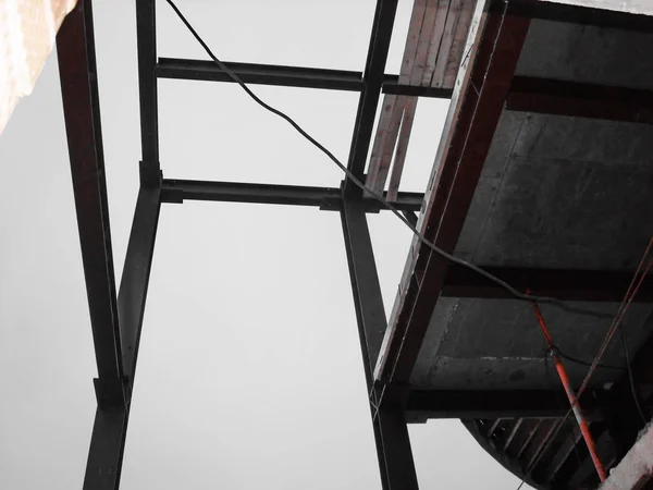 Fragmento Estructuras de construcción de metal —  Fotos de Stock