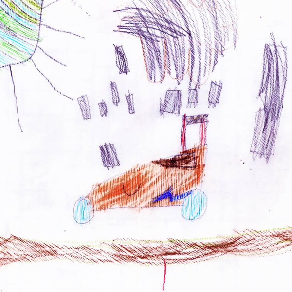 Drawing Abstract Baby