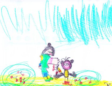 Grafik çocuk çizim