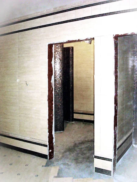 Acabamento da telha cerâmica — Fotografia de Stock