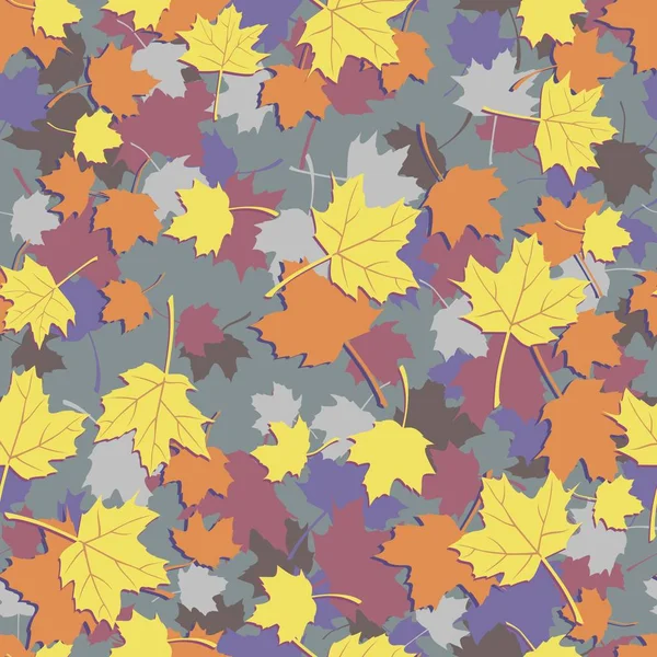 Bezszwowe liści jesienią — Wektor stockowy