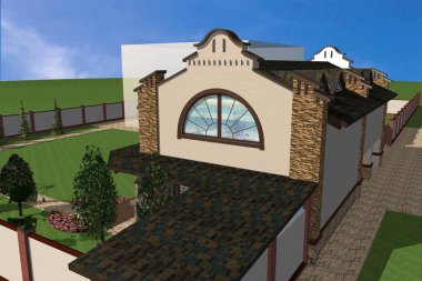 tuğla ev Klasik bir İngiliz tarzı