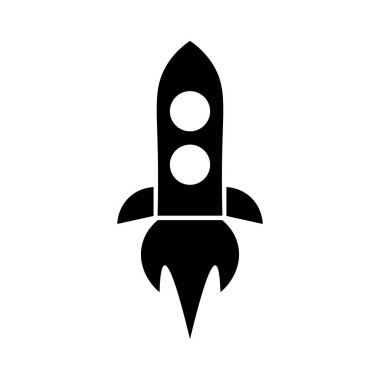 Roket Simgesi Uzay Gemisi İllüstrasyonu