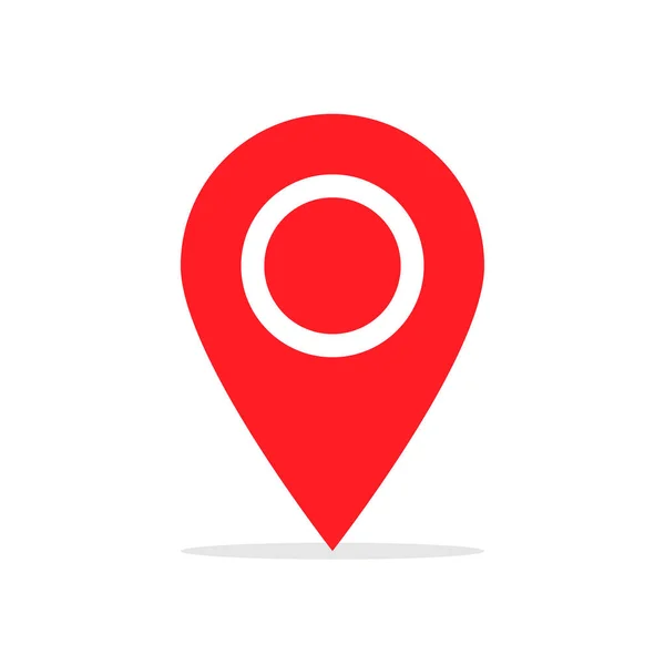 Konum Pin GPS Buradasınız Kırmızı İşaret Seyahat İşaretleme İşaretleyici Çizim Sembolü