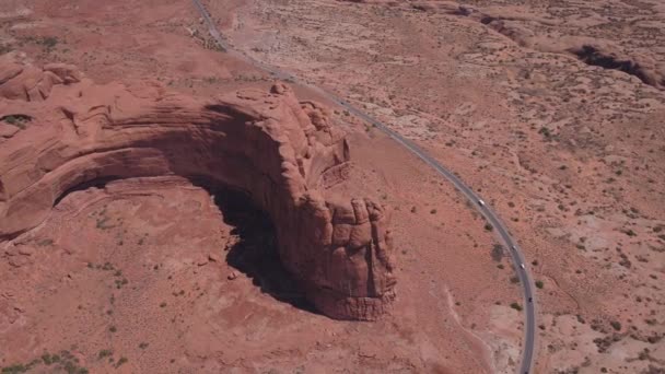 Vidéo Aérienne Parc National Des Arches Dans Utah Par Une — Video