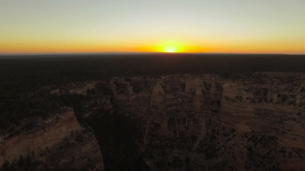 Lotnicze Wideo Grand Canyon National Park Arizonie — Wideo stockowe