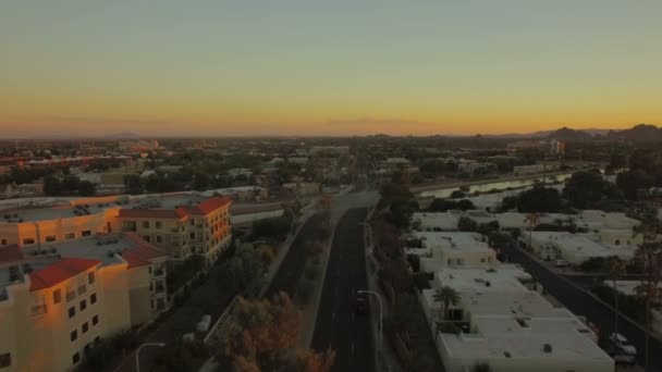 アリゾナ州スコッツデールの空撮 — ストック動画