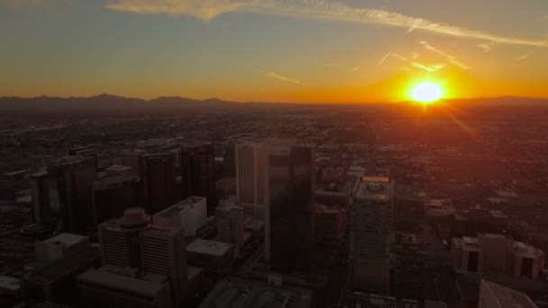 Luchtfoto Video Van Phoenix Arizona — Stockvideo