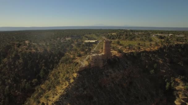 Lotnicze Wideo Grand Canyon National Park Arizonie — Wideo stockowe