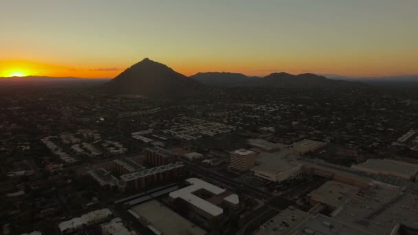 Luchtfoto Video Van Scottsdale Arizona — Stockvideo