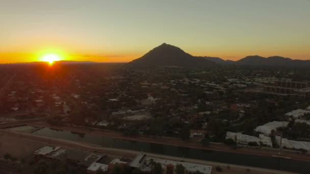 アリゾナ州スコッツデールの空撮 — ストック動画