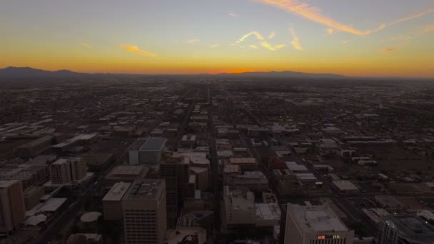 Luchtfoto Video Van Phoenix Arizona — Stockvideo