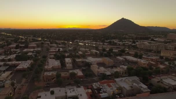 Luchtfoto Video Van Scottsdale Arizona — Stockvideo