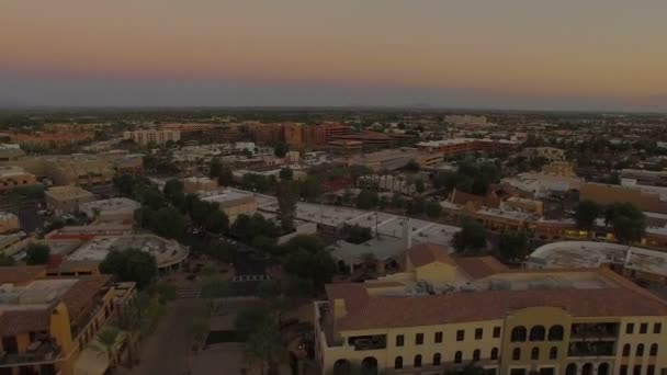 斯科茨代尔亚利桑那州的空中视频 — 图库视频影像