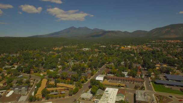 Vidéo Aérienne Flagstaff Petite Ville Arizona — Video