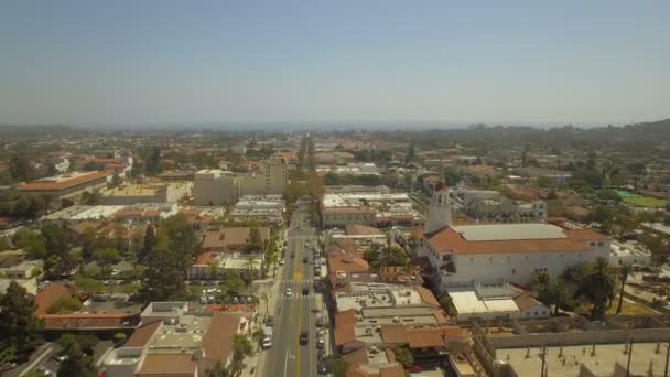 Vídeo Aéreo Santa Barbara Califórnia — Vídeo de Stock