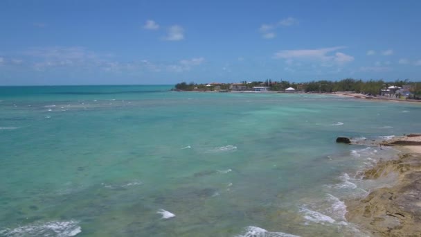 Εναέρια Βίντεο Του Νησιού Νασάου Στις Μπαχάμες Για Μια Σαφή — Αρχείο Βίντεο