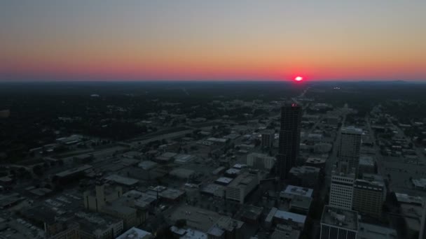 アーカンソー州のリトルロックの空撮 — ストック動画