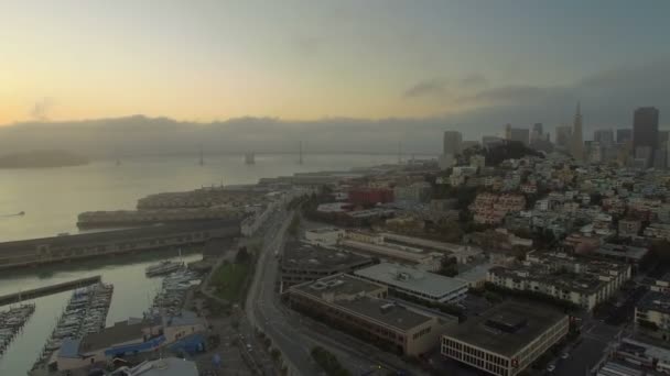 Videoclip Aerian Din San Francisco California — Videoclip de stoc