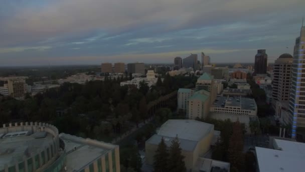 Sacramento Kaliforniya Hava Video — Stok video