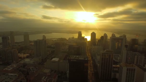 Légi Videó San Diego Kaliforniában — Stock videók