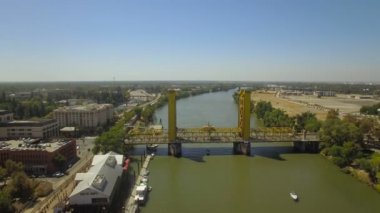 Sacramento Kaliforniya hava video.