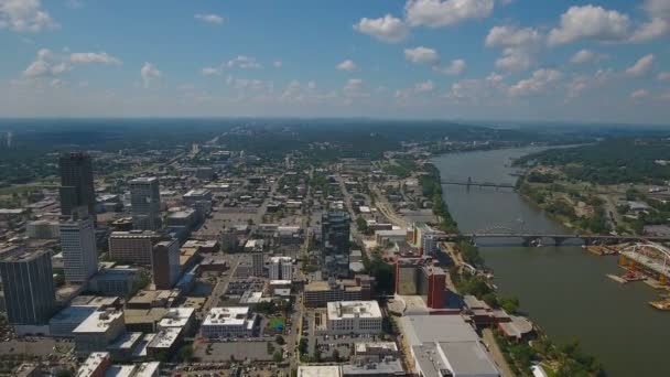 Vídeo Aéreo Little Rock Arkansas — Vídeo de Stock