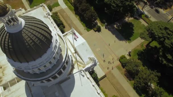 Vídeo Aéreo Sacramento California — Vídeo de stock