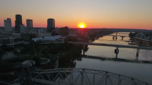 Vídeo Aéreo Little Rock Arkansas — Vídeo de Stock