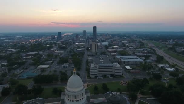 Vídeo Aéreo Little Rock Arkansas — Vídeo de Stock