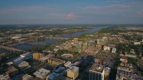 Luchtfoto Video Van Little Rock Arkansas — Stockvideo