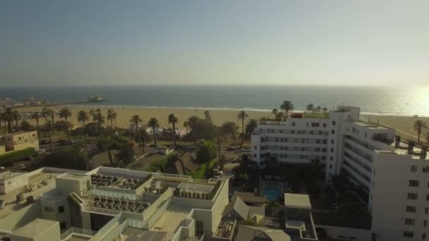 Aerial Video Santa Monica California — Stock Video