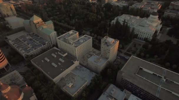 Aerial Video Sacramento Kalifornien — Stockvideo