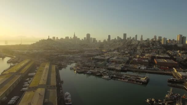 Vídeo Aéreo San Francisco California — Vídeos de Stock