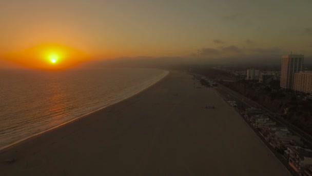 Aerial Video Santa Monica Kalifornien — Stockvideo