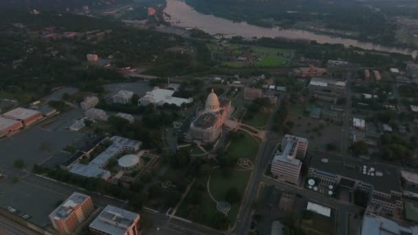 Vídeo Aéreo Little Rock Arkansas — Vídeo de Stock