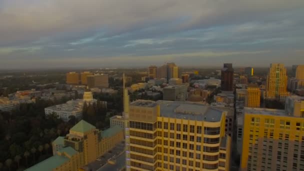 Videoclip Aerian Sacramento California — Videoclip de stoc