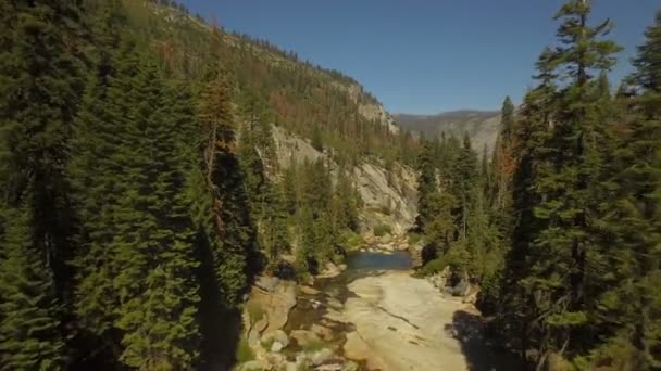 Aerial Video Yosemite National Park California — Stock Video