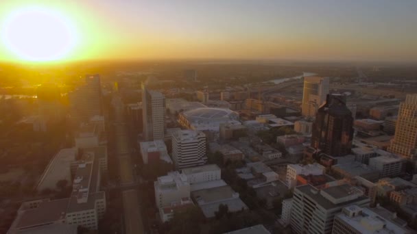 Vídeo Aéreo Sacramento California — Vídeo de Stock