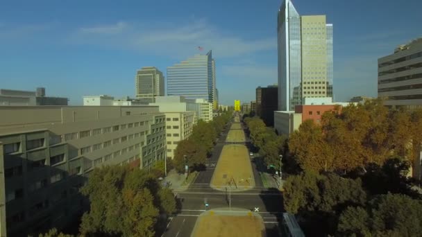 Aerial Video Sacramento Kalifornien — Stockvideo