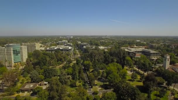 Aerial Video Sacramento California — Stock Video